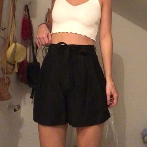 Aritzia Wilfred paper bag short